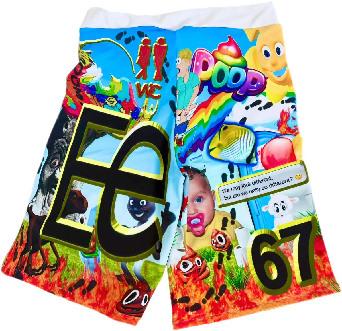 Poop Half Pants